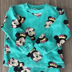 パジャマ　上下　靴下　迷彩　ミッキー　2着セットの画像