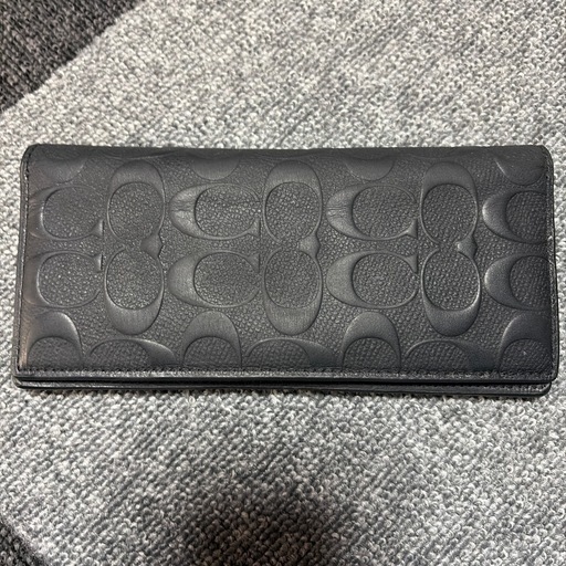 COACH  二つ折り本革レザー長財布