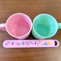 カトラリー　箸　コップの画像