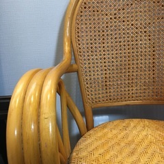 籐チェアの画像