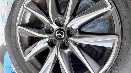 CX5-19インチの純正タイヤホイール付き