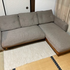 unico ウニコ　Bethanカバーリングカウチソファの画像