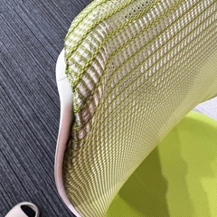 Ⅽ833BW　FSY5 ／オカムラ　サブリナ　スタンダード肘なしハイバック　ライムグリーンの画像