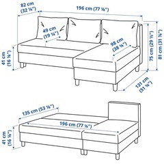新品未開封
IKEAソファーベッド　　　エルヴダレンの画像