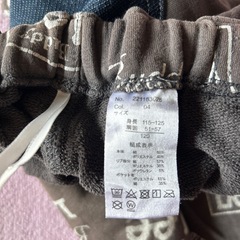 キッズ用ズボンの画像