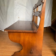 引き取り限定　ダニエル家具　木製ベンチ 収納付きの画像