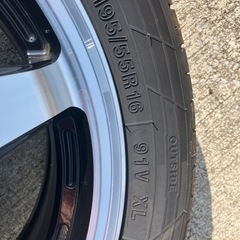 195/55R16タイヤホイールセットの画像