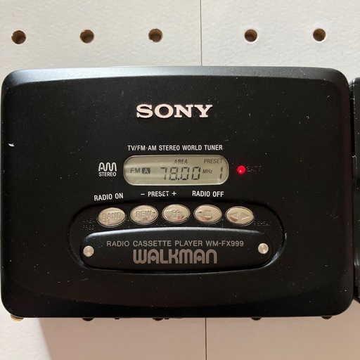 昭和レトロSONYカセットウォークマンWM-FX999ラジオのみ確認済み‼️現状品