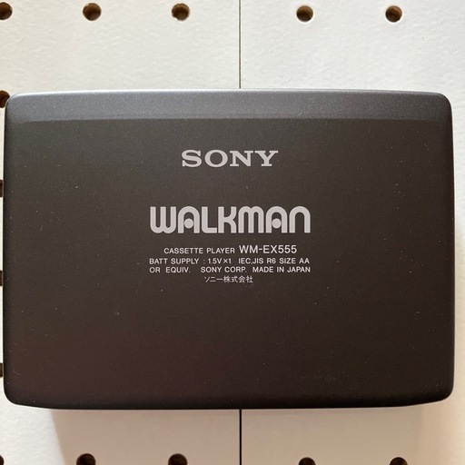 昭和レトロSONYカセットウォークマンWM-EX555現状品、ジャンク品扱い