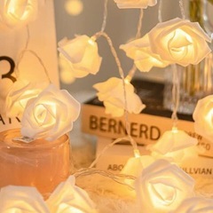 LED ローズ　フラワー　ライト USBの画像