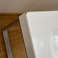 NITORIニトリ オフィスデスク、ダイニングテーブル 白　表面ウレタン樹脂涂裝の画像