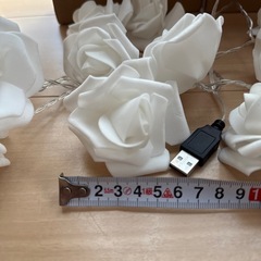 LED ローズ　フラワー　ライト USBの画像