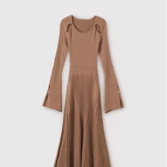 eimy istoireリブニットフレアワンピースの画像