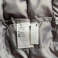 ユニクロ ダウン 160㌢の画像