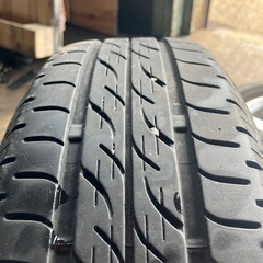 155/65R14 スズキ純正アルミつきサマータイヤの画像