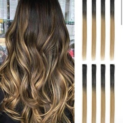 クリップエクステンショ2色　まとめ売りの画像