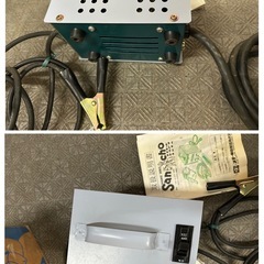 1276😸
スター電器 100ボルト小型ホビイ溶接機 ホームアークサンチョ 溶接棒有りの画像