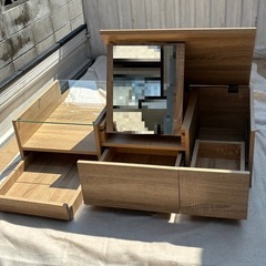 LOWYA  ドレッサーテーブル　化粧台　ローテーブルの画像