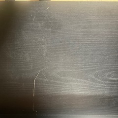 【ワイド115cm】大きな半円ミラーのモダンなドレッサー（黒）の画像