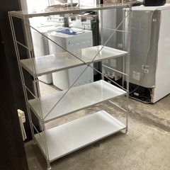 万代店　スチールユニットシェルフ　4段　幅84cmの画像