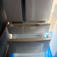 パナソニック 6ドア冷蔵庫 455L 2014年製 ECONAVI搭載 NR-FTF468-Wの画像