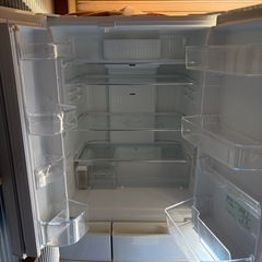 パナソニック 6ドア冷蔵庫 455L 2014年製 ECONAVI搭載 NR-FTF468-Wの画像