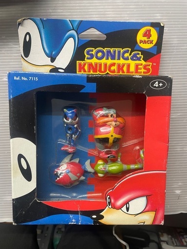 TOMY ソニック&ナックルズ 4パック フィギュアセット