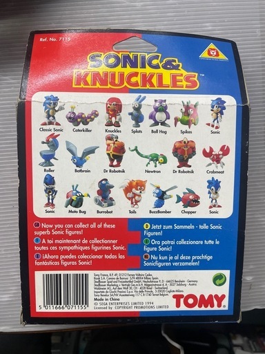 TOMY ソニック&ナックルズ 4パック フィギュアセット