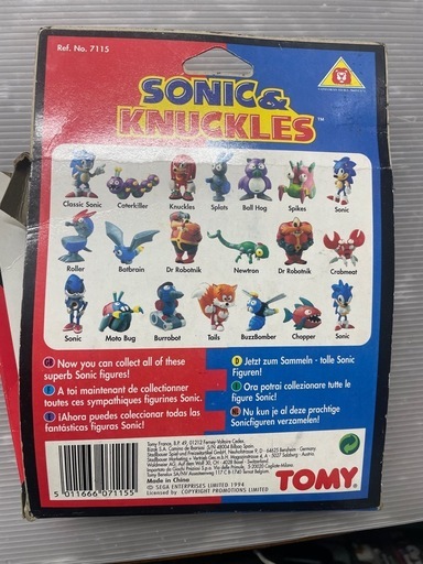 TOMY ソニック&ナックルズ 4パック フィギュアセット METALFIGS Diecast Figure SONIC THE HEDGEHOG 4-Pack【ソニック