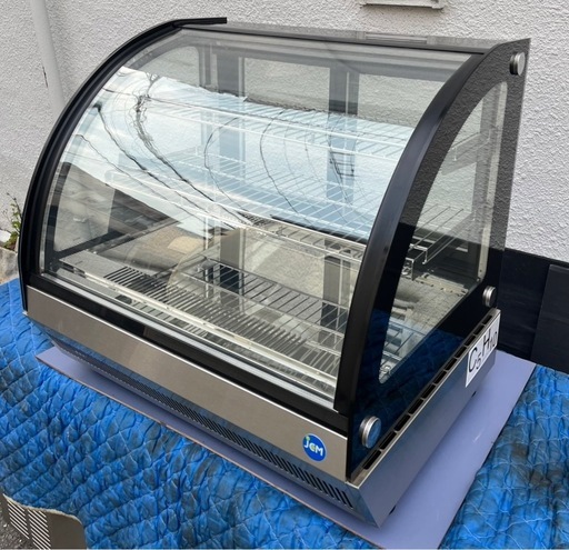 【動確済み】JCM 業務用 卓上型対面冷蔵ショーケース JCMS-46T 46L 100V 715×560×670 卓上冷蔵ショーケー
