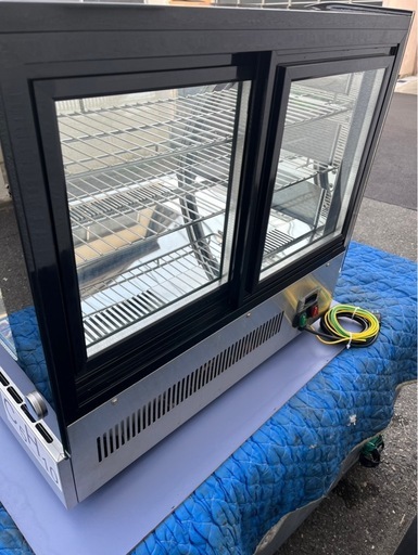 【動確済み】JCM 業務用 卓上型対面冷蔵ショーケース JCMS-46T 46L 100V 715×560×670 卓上冷蔵ショーケー