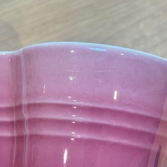 A8136【ルクルーゼ】ラムカン ダムール 蓋つき ローズクォーツ ホワイト セットの画像