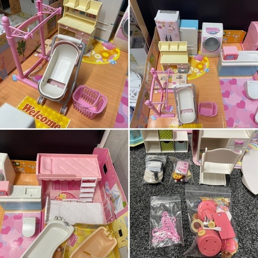 ★手渡しのみ　タカラトミー リカちゃんのお部屋 家具 お風呂 ファミリーカー 自転車 など リカちゃん コレクション (k11445-お92)