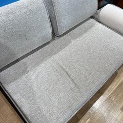 【トレファク神戸南店】unico 2人掛けソファーオットマン付きです‼︎【取りに来られる方限定】の画像
