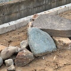 【一括優先】庭石・踏み石セット｜自然石｜現地搬出OK｜造園・古民家再生向けの画像