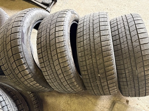 ナンカン冬タイヤ中古 225/55R18 4本 エルグランドエクストレイルアルファードレクサスなどに 溝あり格安