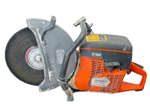 ◯動作品 ハスクバーナ エンジンカッター コンクリートカッター 高出力5馬力 300mm Husqvarna K760 切断機 舗装 