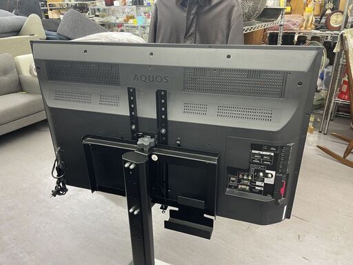 液晶テレビ 40インチ 2017年製 SHARP LC-40BH30 動作確認済み リモコン付き 液晶TV 40V型 壁寄せスタンドセ