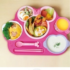 ミニーちゃん満足プレートの画像