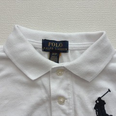 ポロ ラルフローレン ビックポニー ホワイト ポロシャツ 3T 90-100cmの画像