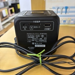 【ドリーム川西店限定】☆ジモティー見たよ♪割引☆オーム電機 クロックラジオ RAD-MBT100Z-K 通電確認済み【99560000027972】の画像