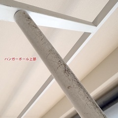 Francfranc ハンガーラック（ホワイト・キャスター付き）の画像