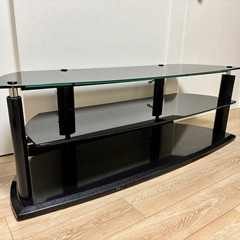 ガラス  テレビボード 中古の画像