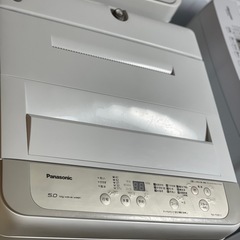 送料・設置込み可🉐表示価格より10%OFF🉐洗濯機　5kg Panasonic 2019年【分解クリーニング済み】の画像