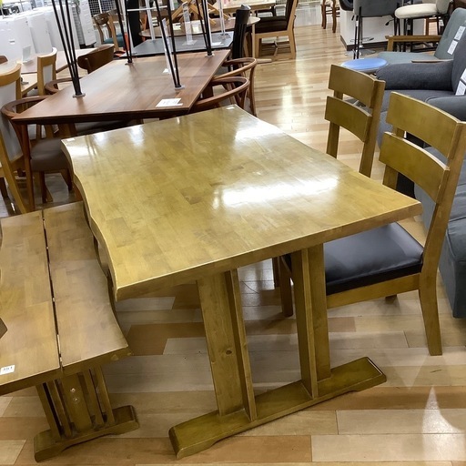 【トレファク ラパーク岸和田店】ベンチダイニング４点セット　入荷しました。