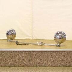 動作未確認 ジャンク品 HONDA GOLDWING GL1200用 フォグランプ ステー付き ブルーレンズ カスタムパーツ 旧車 ビンテージパーツ 札幌市 清田区 平岡の画像