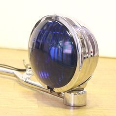 動作未確認 ジャンク品 HONDA GOLDWING GL1200用 フォグランプ ステー付き ブルーレンズ カスタムパーツ 旧車 ビンテージパーツ 札幌市 清田区 平岡の画像