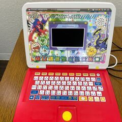 タカラトミー　ポケモン ピカッとアカデミー マウスでゲットパソコン　ACアダプター付き　中古の画像