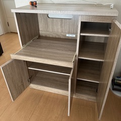 lowyaキッチンカウンター[幅83]コンセント付きの画像