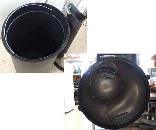 ダストボックス 約40L トラッシュカン フロントオープン 筒形 ゴミ箱 ☆ 札幌市 北区 屯田